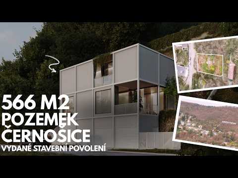 Video Prodej stavebního pozemku 566 m²  s vydaným povolením| Černošice