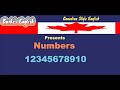 english vocabulary   numbers