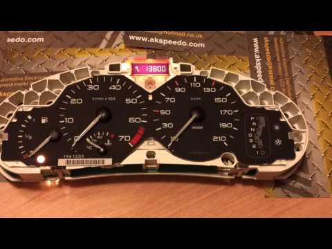 Peugeot 206 speedometer repair