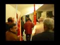 Protesta dos traballadores do sector de Deportes de A Coruña nas instalacións da Dirección Xeral para o Deporte da Xunta en demanda dun convenio propio.