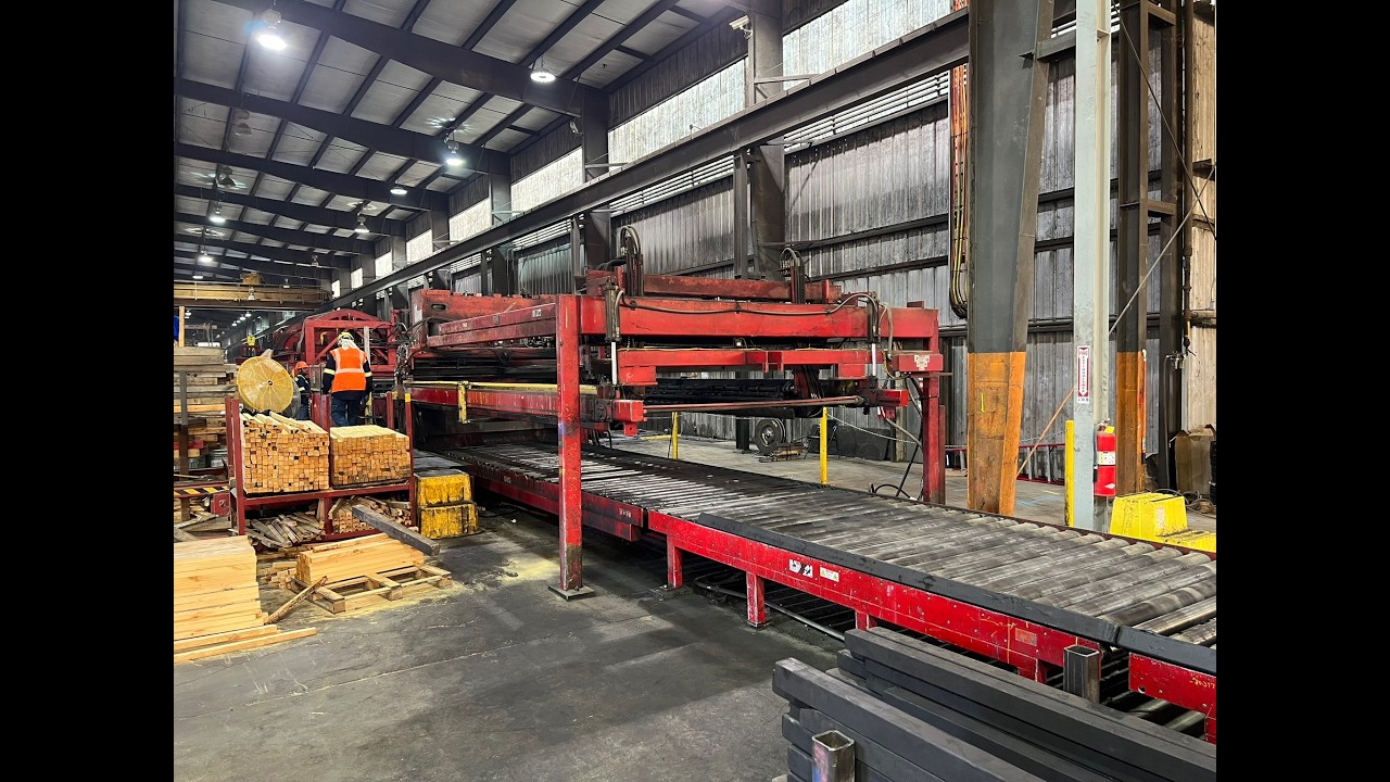 75" x .312" x 80,000# Red Bud Stretcher Leveler Cut to Length Line Year 2005