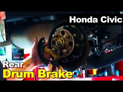 2001-2005 Honda Civic Rear Drum Brakes Replacement