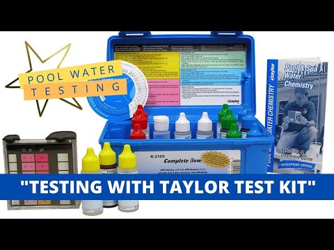 how to test a pool with a test kit