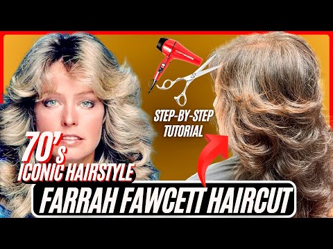 Farrah Fawcett’s ICONIC Layered Haircut Style | LONG HAIR | CURTAIN ...