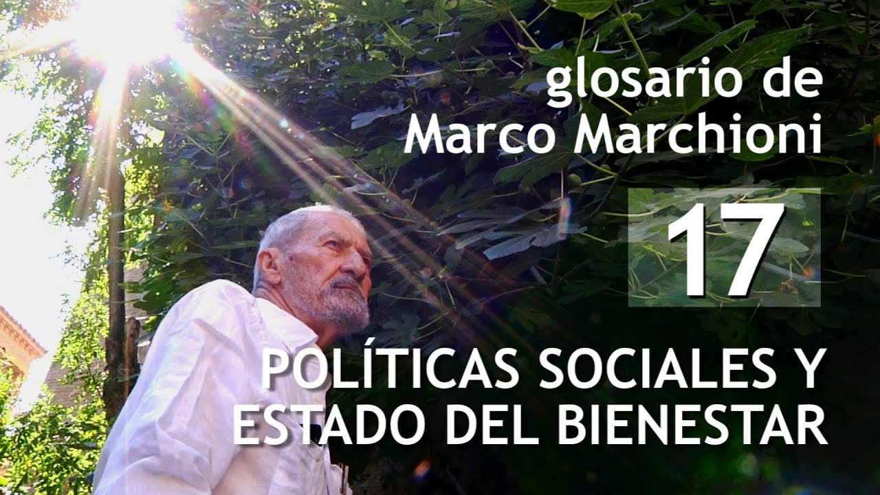Glosario de Marco Marchioni 17: Políticas sociales y estado del bienestar