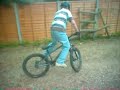 Alex doing a track stand