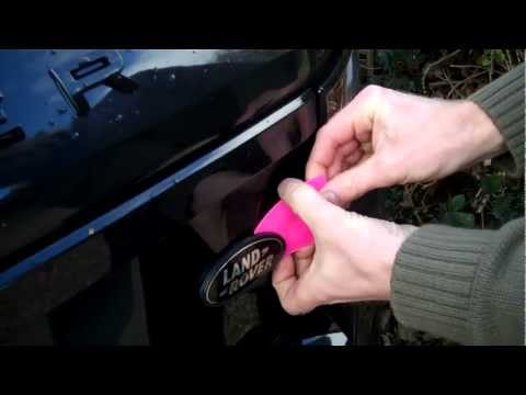 How to change rear oval badge on Range Rover