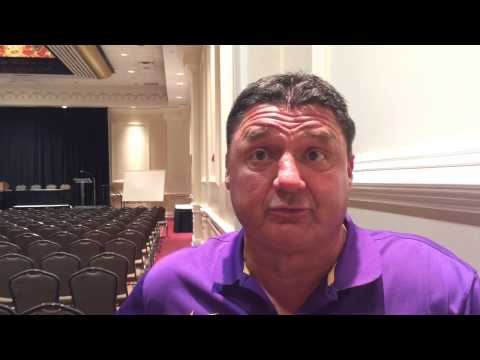 Video: D-Line Coach Ed Orgeron Talks About Fall Camp