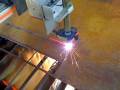 Plasma Cutting Lightly Rusted Mild Steel