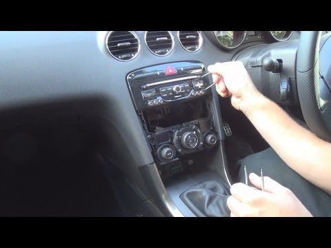 Radio Removal Peugeot 308 (2007-Present) | JustAudioTips