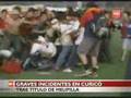 Cagaso en partido de curico unido y  melipilla