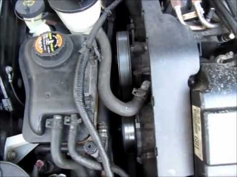 Serpentine belt replacement using a breaker bar – Ford Duratec V6