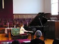 Joan,9, plays Biehl Sonatina,Opus 57 No.1