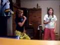 aleah and shauna doing shrek ;)