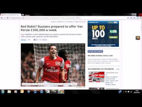 lewi2843 - guys hope you enjoyed this video and if there is anything else about van persie i will make a video about it. could he be leaving the gunners for 45k. we sha...