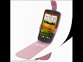Click here to watch this video PDair Leather Case for HTC One X S720e/HTC One XL 4G - Flip Top Type (Petal Pink)