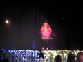 Kindergartener Hula-Hooping to the Cha Cha Slide
