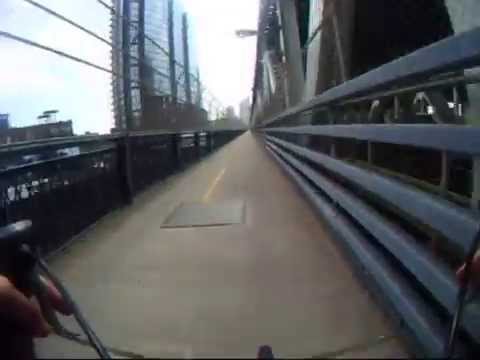Bike Ride Across the Manhattan Bridge