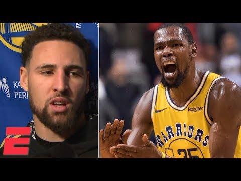 Video: Kevin Durant playing ‘quarterback’ for Warriors – Klay Thompson | NBA on ESPN