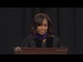 first lady michelle obama's gives bowie state graduates a message that encourages them to strive for excellence. it is a message that our young people need t...