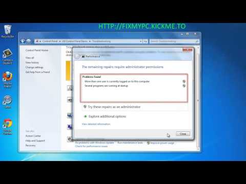 how to repair errors in windows 7