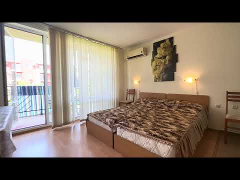 Video Studio s výhledem na bazén v Holiday Fort Club, Slunečné pobřeží