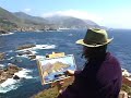 Johnny Apodaca Painting Big Sur Coast