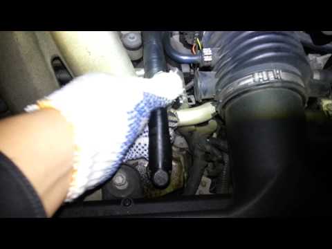 jaguar X-type 3.0 pcv valve hose cracked(temporary repair)