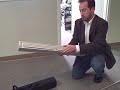 Retractable banner setup