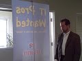 Retractable banner setup