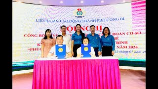Công bố Quyết định thành lập Công đoàn cơ sở, ký thỏa ước lao động tập thể và thỏa thuận hợp tác chương trình “Phúc lợi cho đoàn viên công đoàn” năm 2024