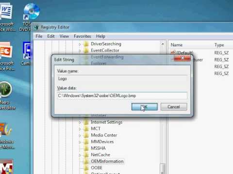 how to remove oem logo from windows 7