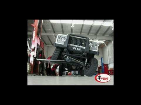 Land Rover Defender 110 2010 with a Airbag Man Air Suspension Coil Replacement Kit RTI TESTING