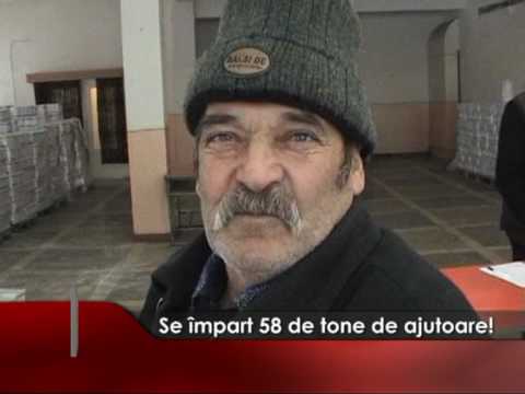 Se împart 58 de tone de ajutoare!