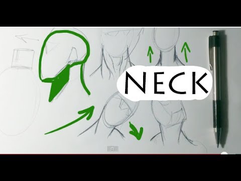 how to draw necks