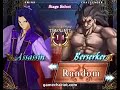 Fate Unlimited Codes Assasin vs Berserker