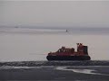 Rescue hovercraft called out as yacht runs aground