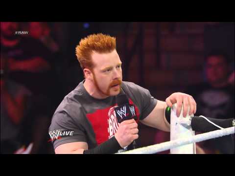 Mark Henry demonstrates a Strap Match with Josh Mathews: Raw, May 13, 2013