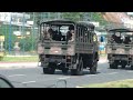 Salvador sitiada - Passagem dos caminhões do exército - Imbuí