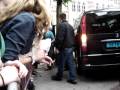 Guy Berryman leaving Paradiso