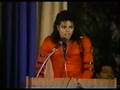 Michael Jackson Auditorium - Unveiling Speech Bad Era 1989