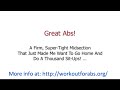 Workout for Abs (Men's Truth About Six Packs) Part 1 of 2