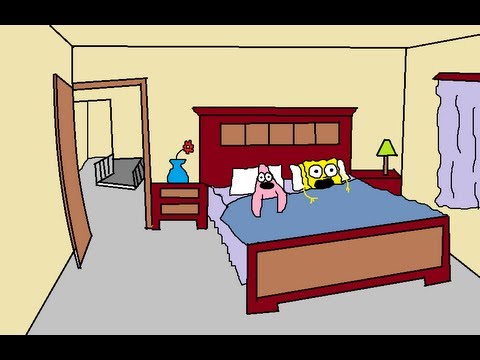 Bob esponja en ACTIVIDAD PARANORMAL