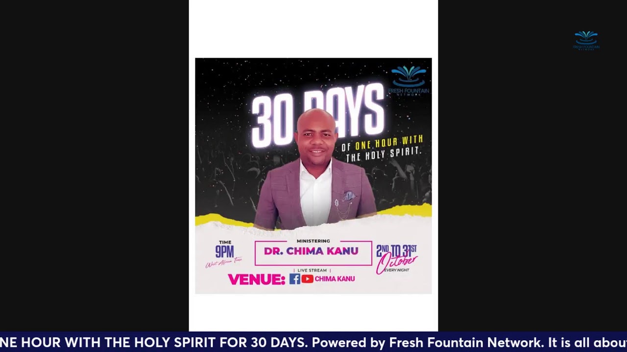 DAY 21 OF 30 DAY ONE HOUR WITH THE HOLY SPIRIT - REVELATION OF THE WORD!