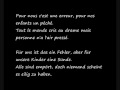 Stress-on N a Qu une Terre [lyrics & Deutsche Uebersetzung]
