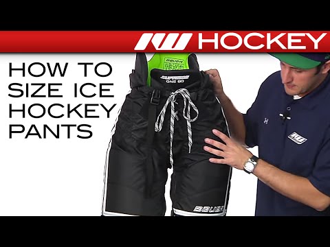 how to fit hockey pants