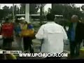 Marathon Runner Hit by tram