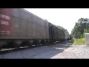 BNSF 5830 Leads NS 738, Loaded Coal, at James