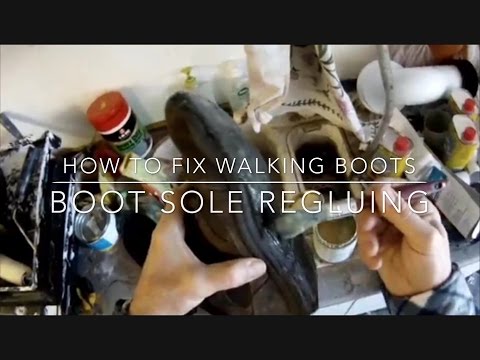 how to repair boots