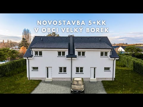 Video Novostavba rodinného domu 5+kk v obci Velký Borek